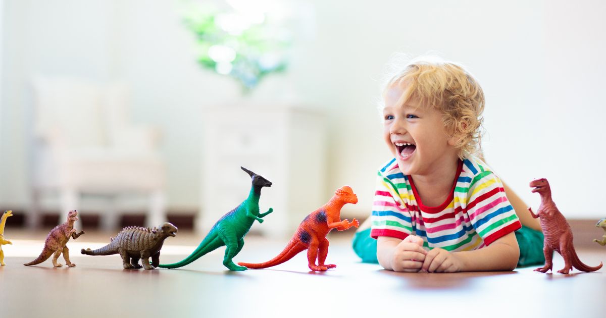 jouet dinosaure enfant